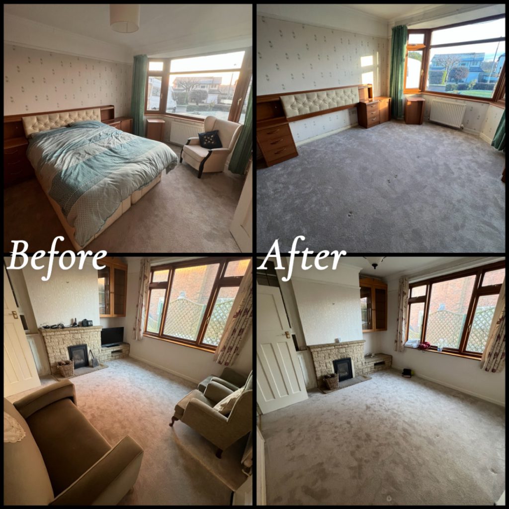 before and after rubbish clearances
